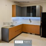 Testimoni Terbaru Gambar Kitchen Set Minimalis Two Tone HPL Project Cluster Serenade Lake Gading Serpong